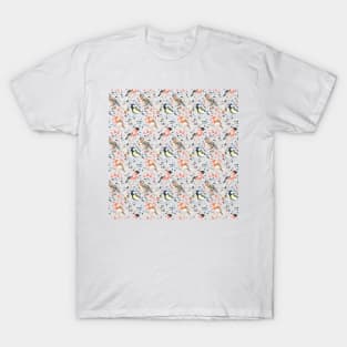 Garden Birds Print T-Shirt